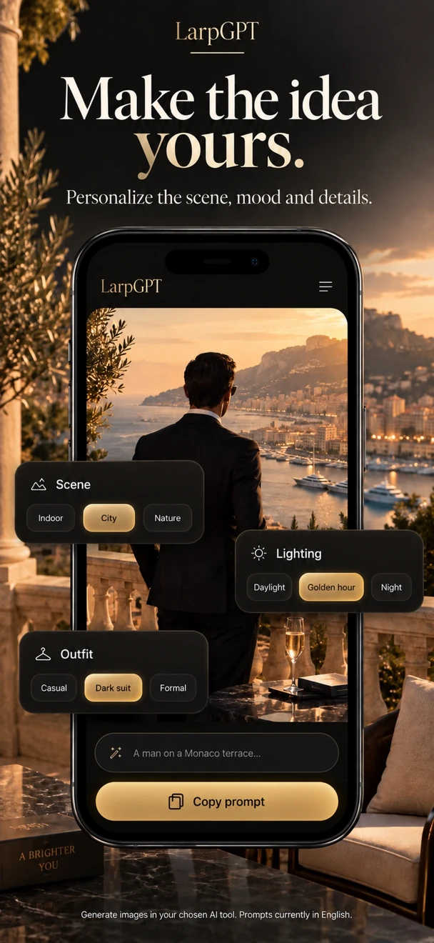 App Store visual for LarpGPT · 2