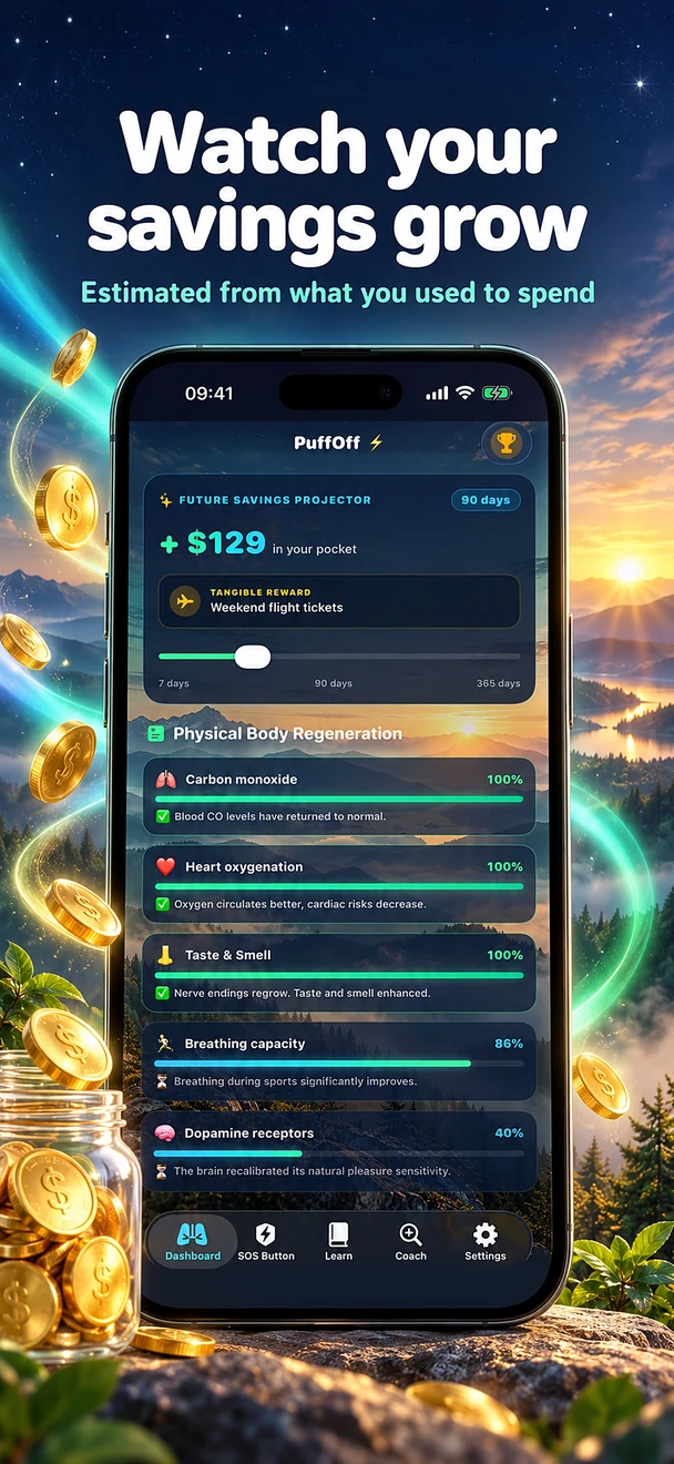 App Store visual for PuffOff · 3